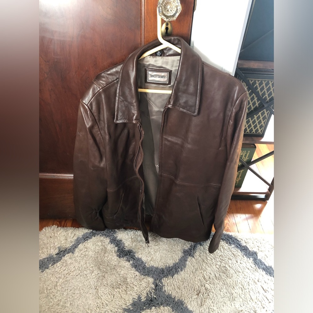 Mens leather jacket